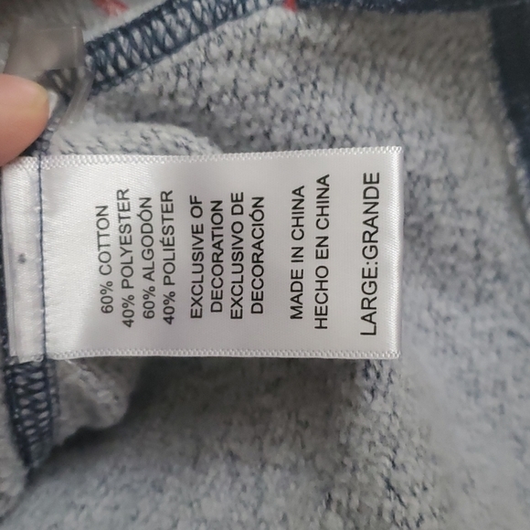 Tommy Bahama Navy sweatshirt sz L - Picture 4 of 5